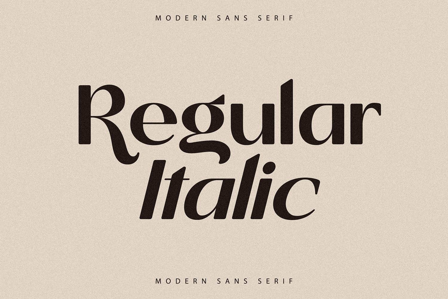 Giahfita Font sample