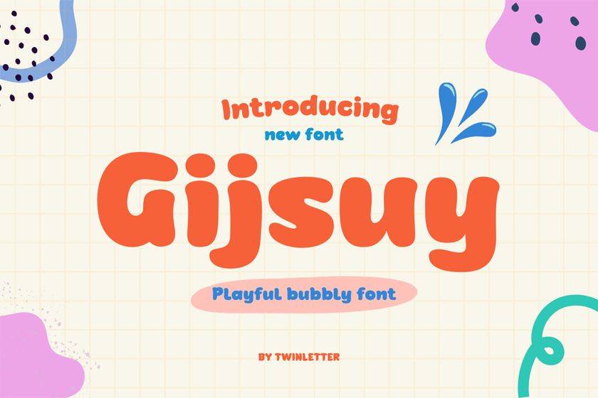 Gijsuy Font sample