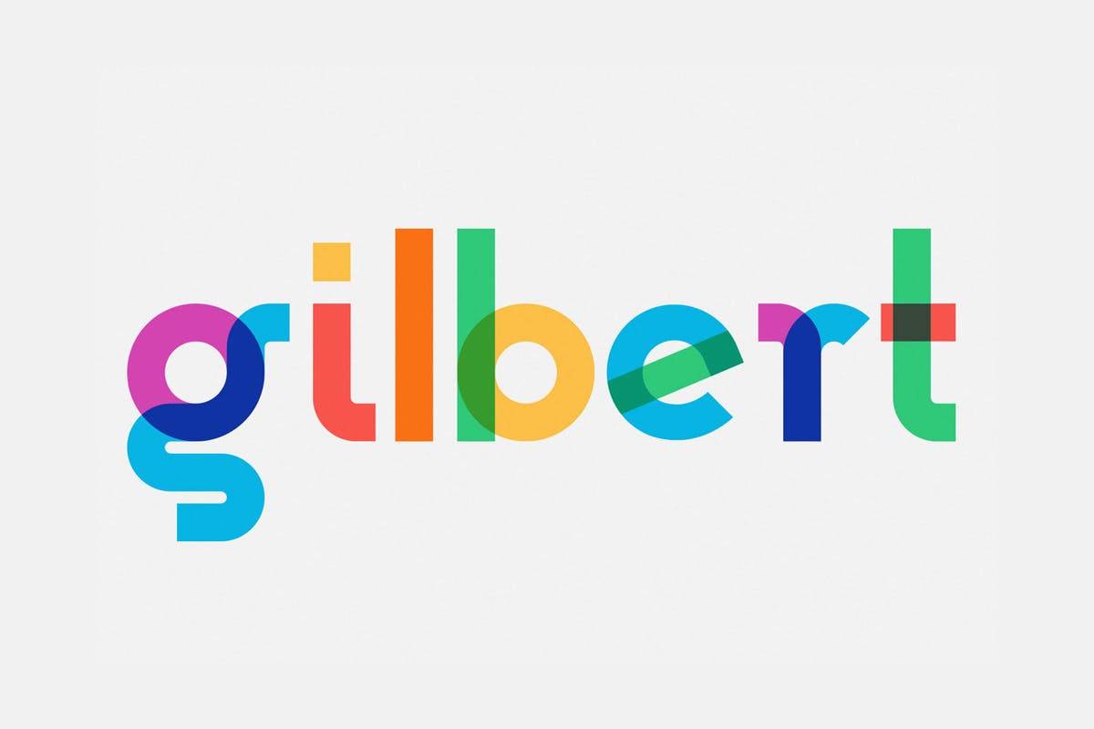 Gilbert Animated Typeface sample