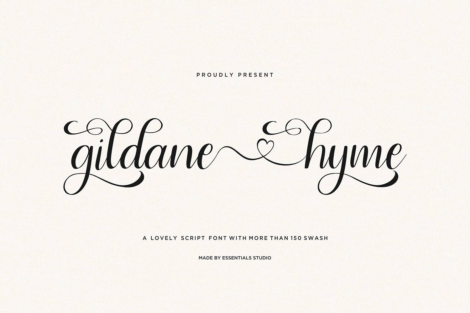Gildane Hyme Font sample