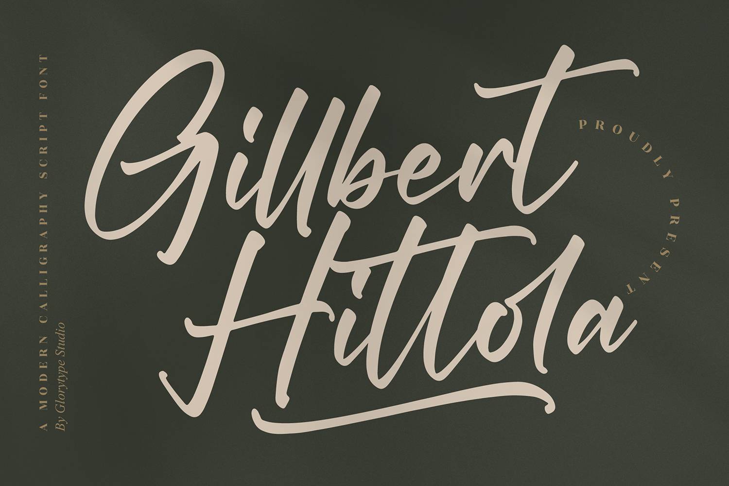 Gillbert Hittola Font sample