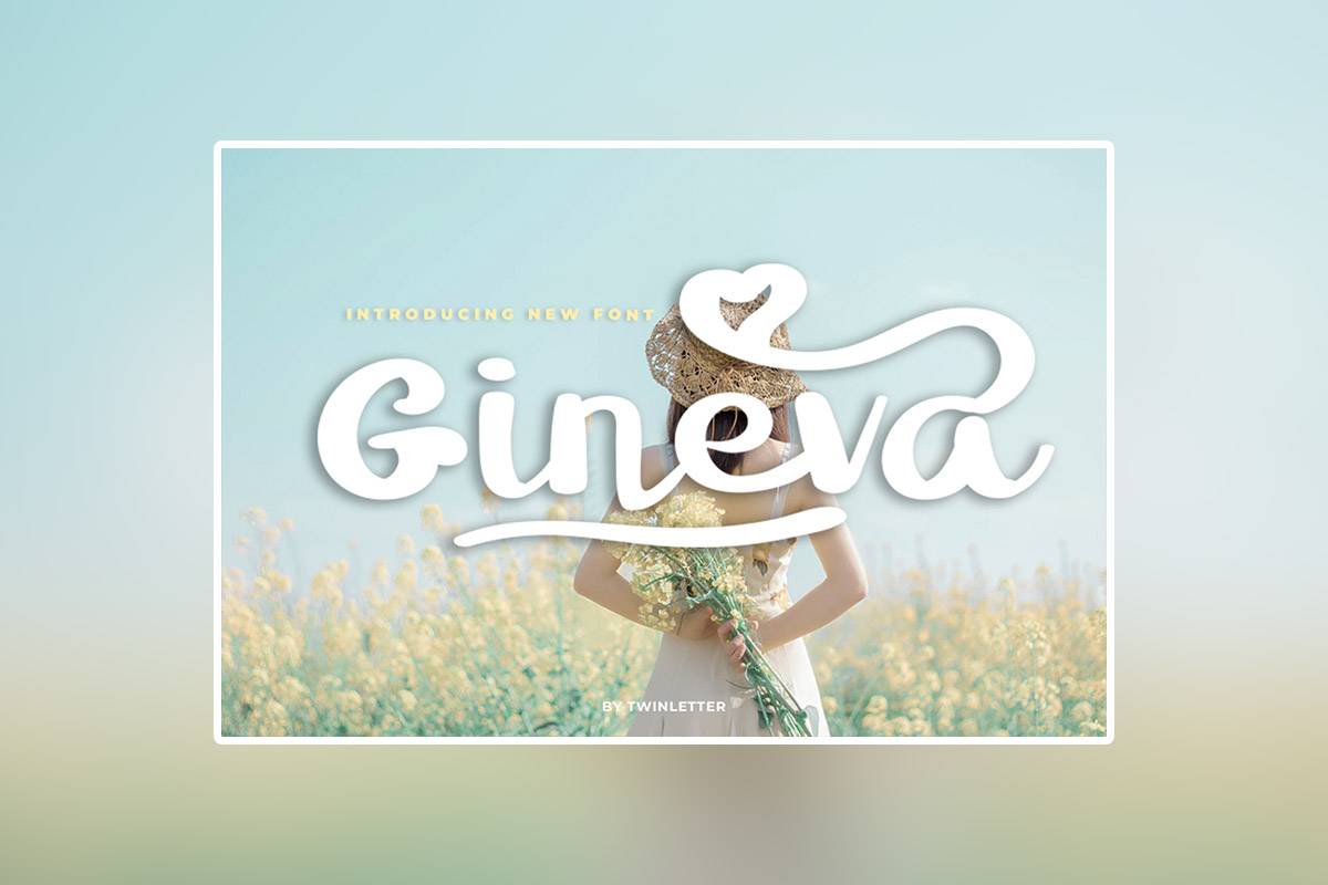 Gineva Font sample