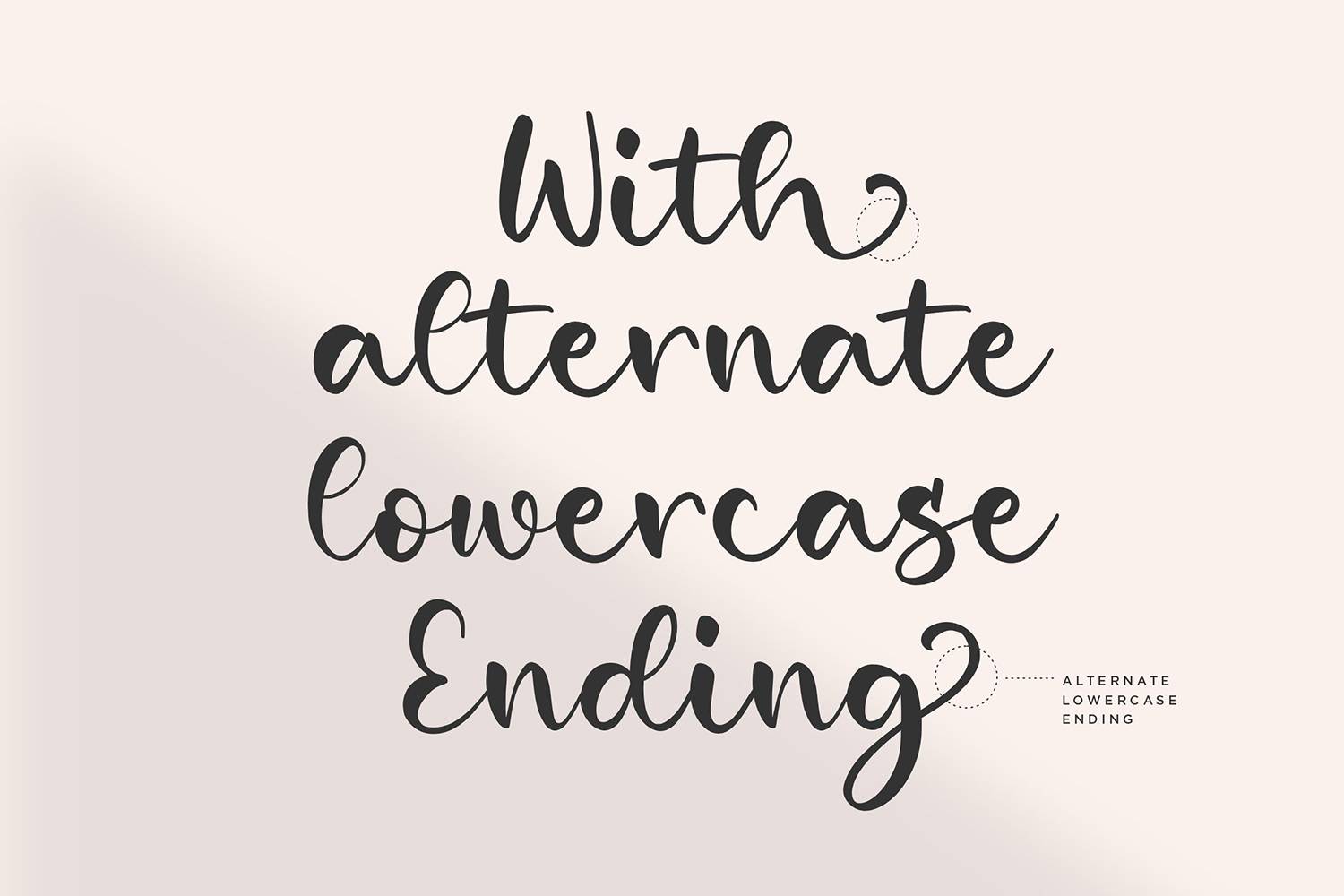 Girlish Font sample