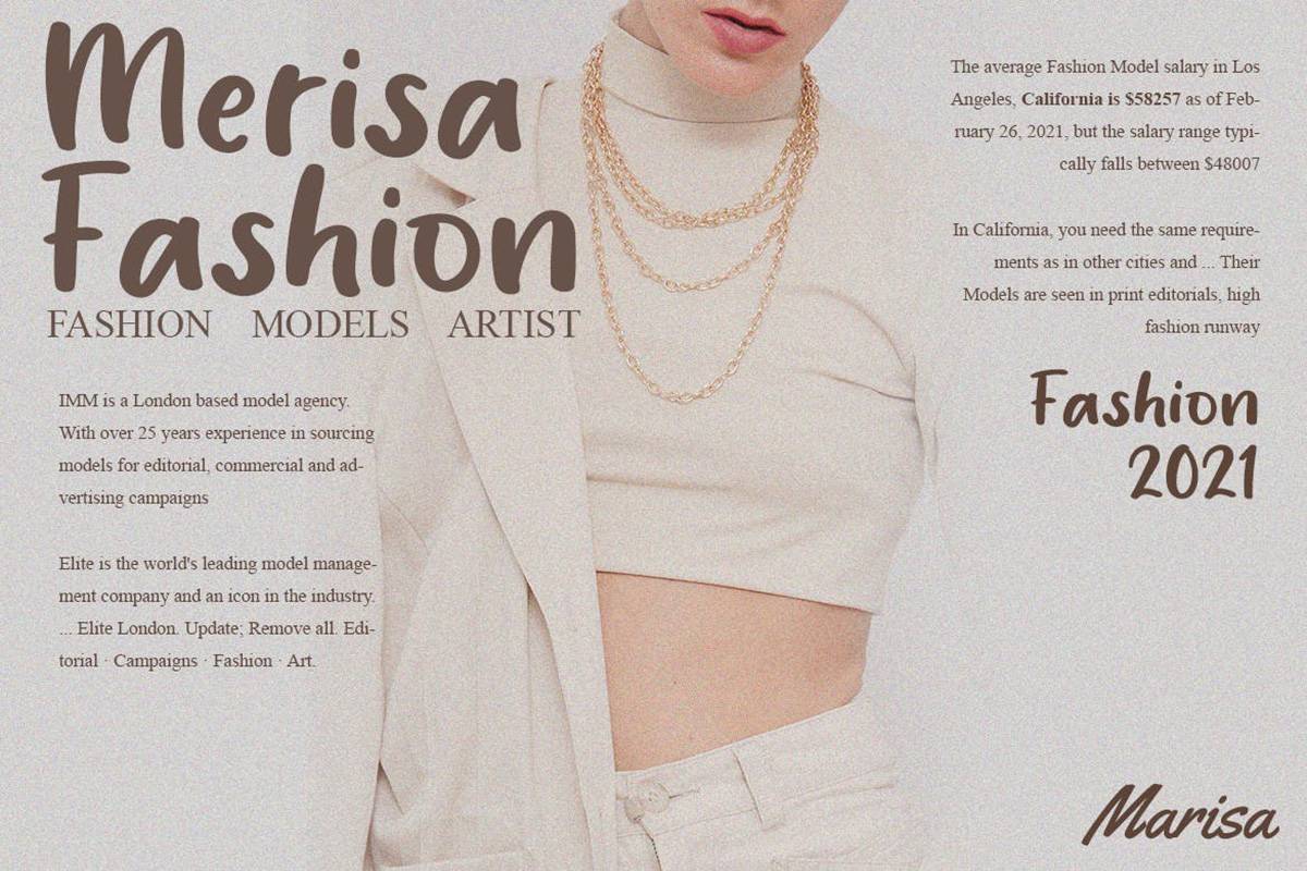 Girls Story Font sample
