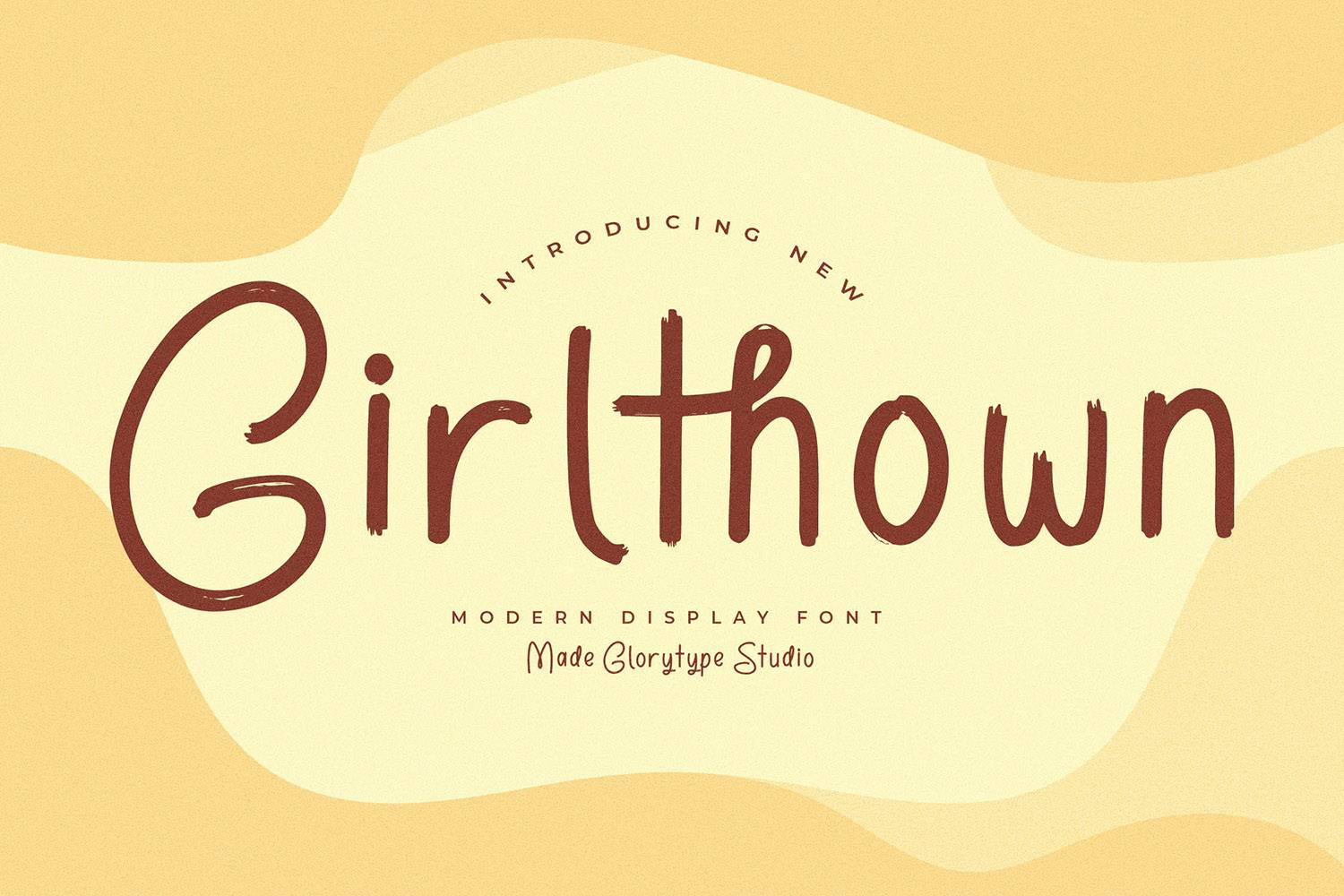 Girlthown Font sample
