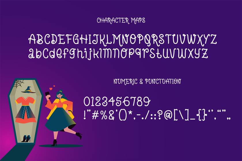 Girly Twirly Font sample