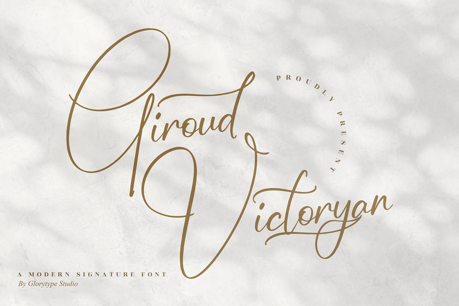 Giroud Victoryan Font sample