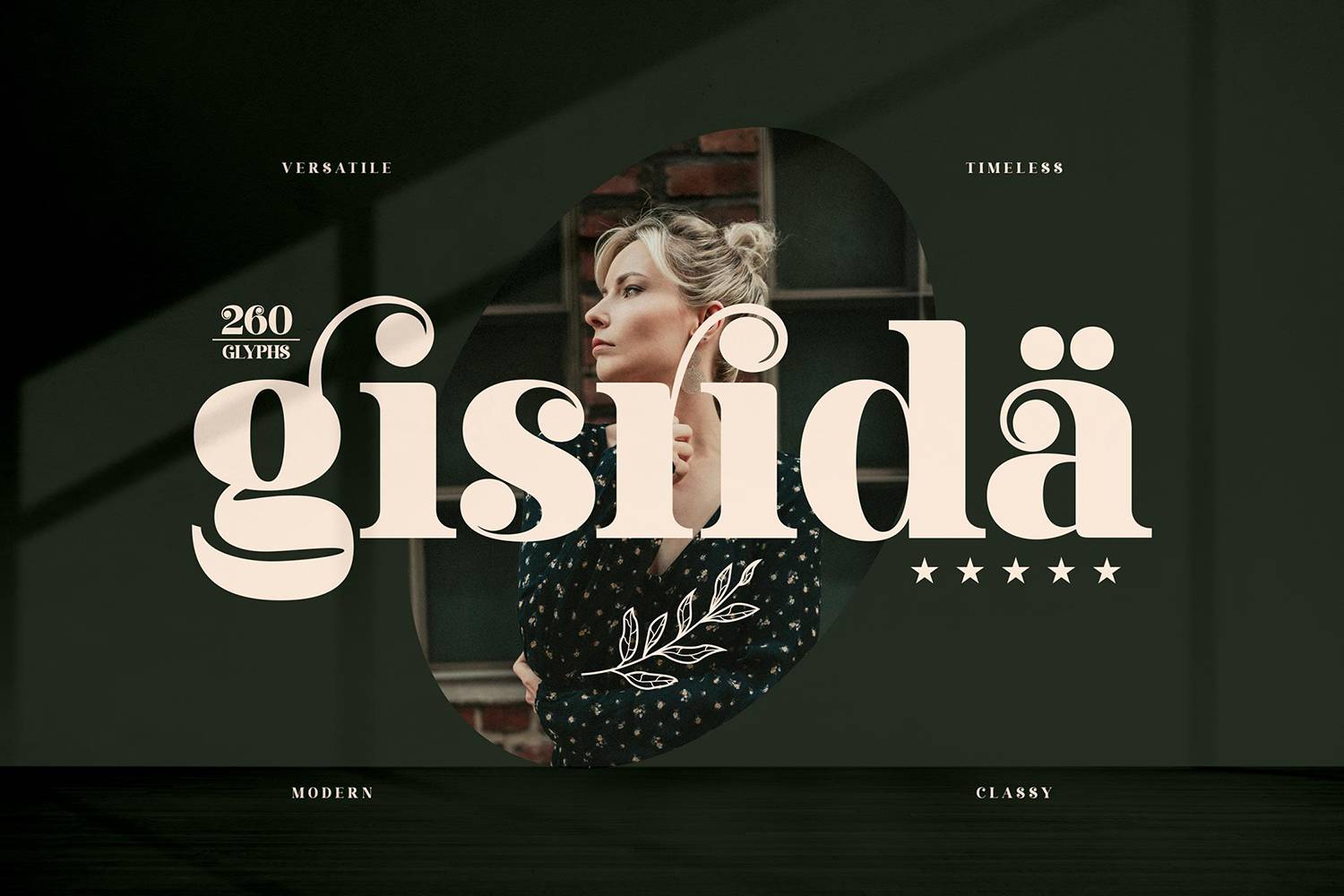 Gisrida Font sample