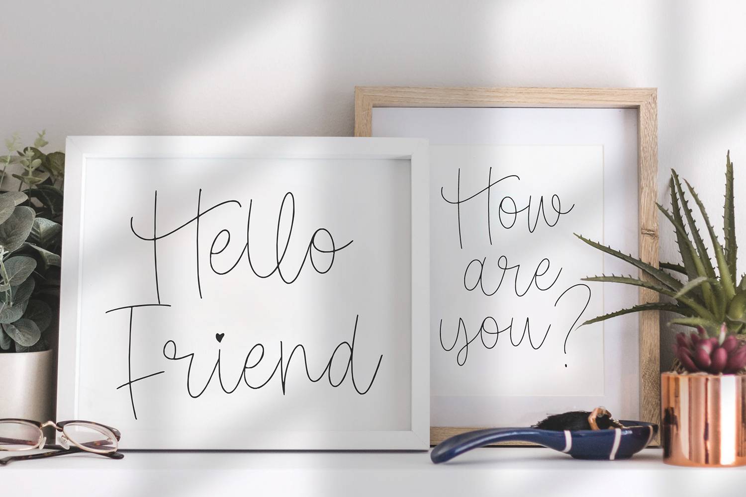 Glamoria Font sample