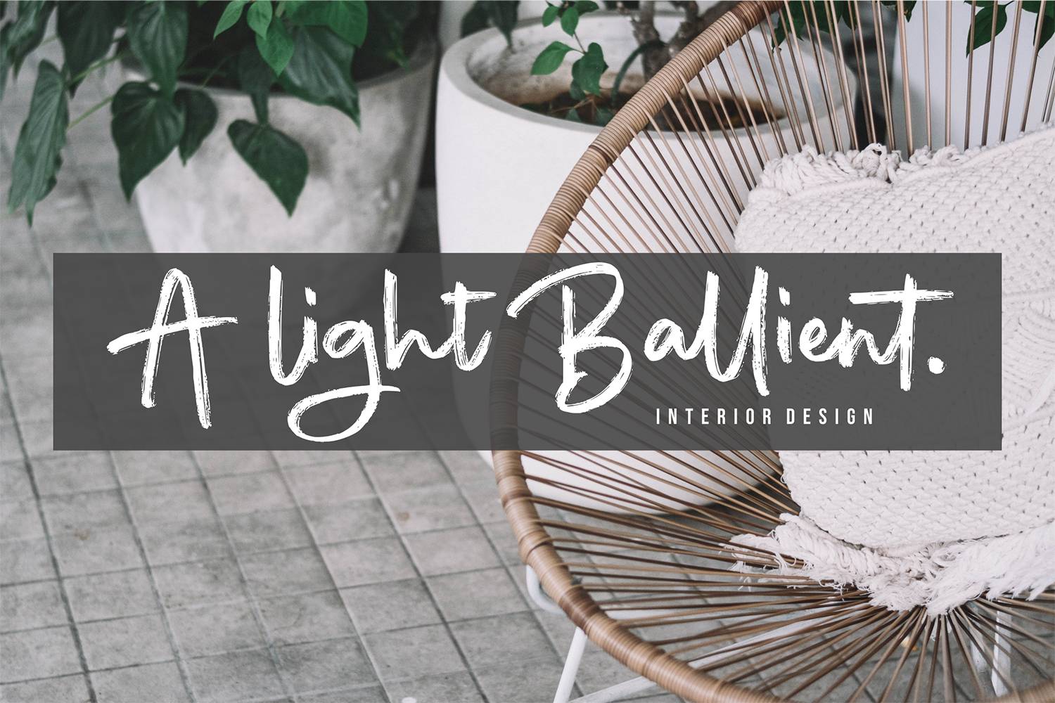 Glathope Font sample