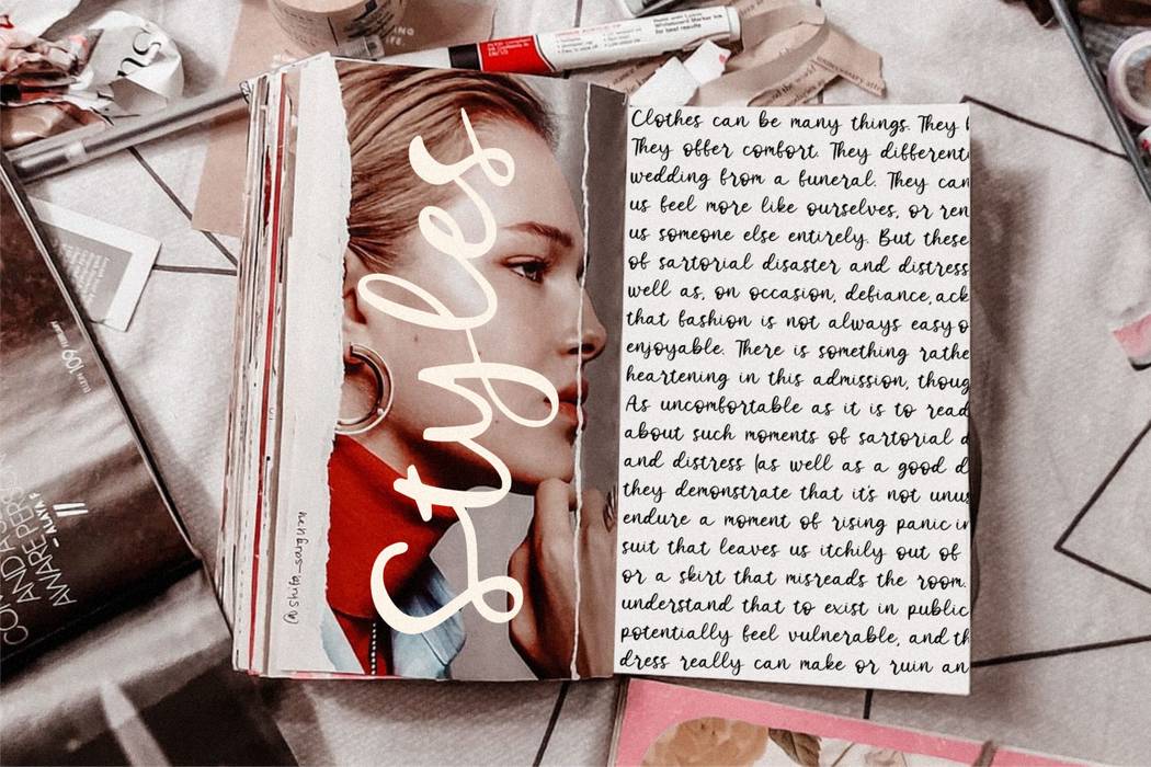 Glenetta Font sample