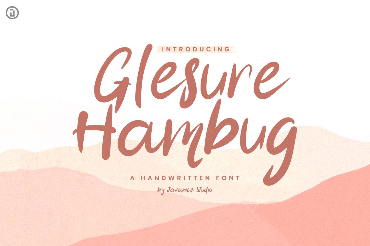 Glesure Hambug Font sample