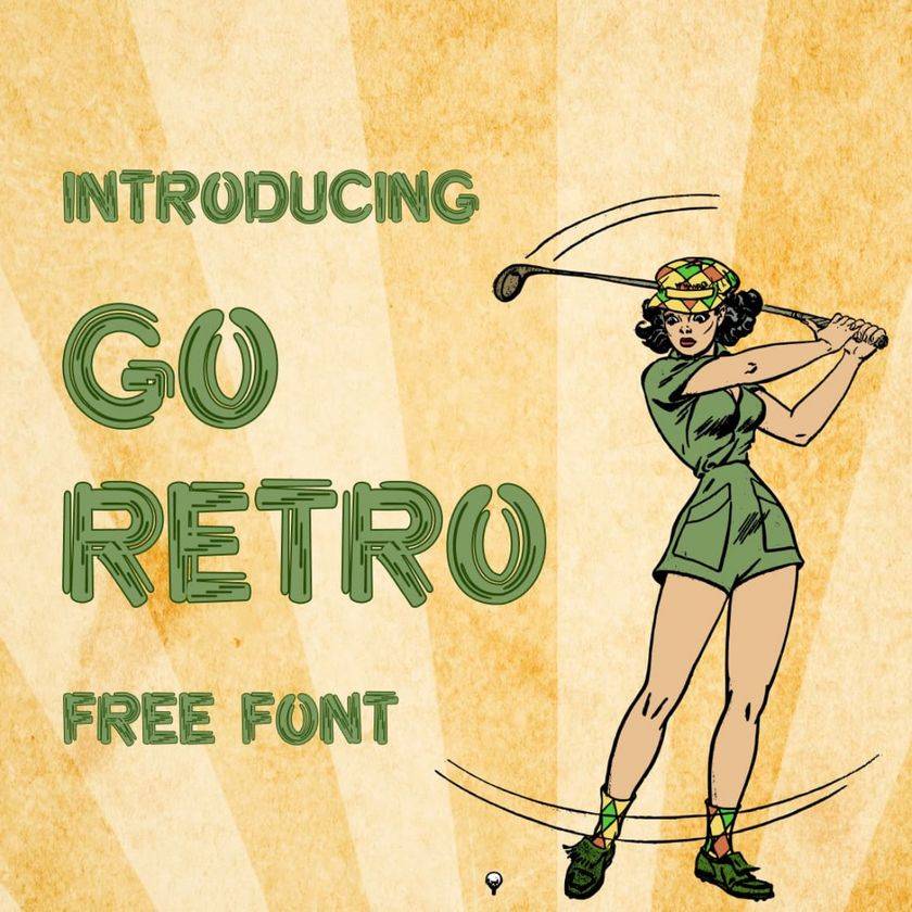 Go Retro Font sample