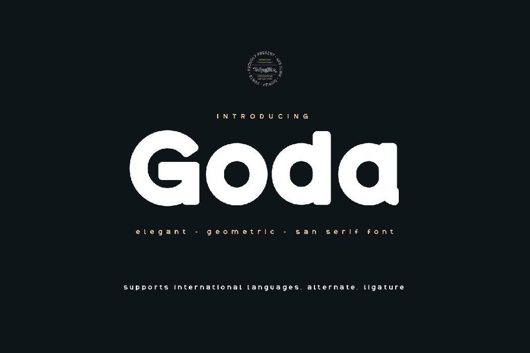 Goda Font sample