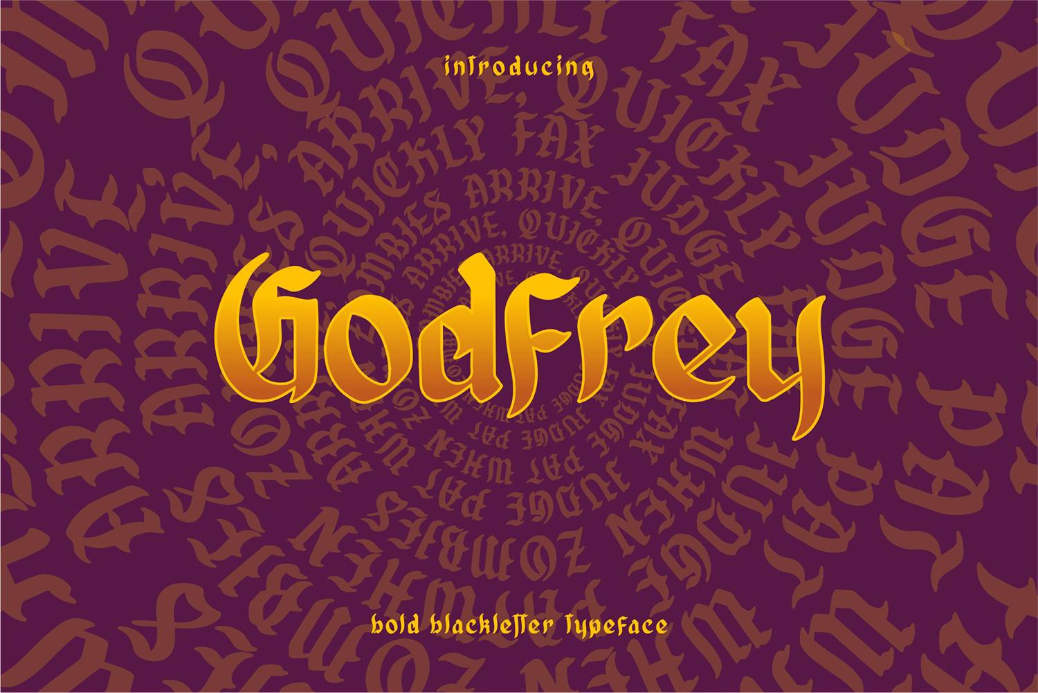 Godfrey Font sample