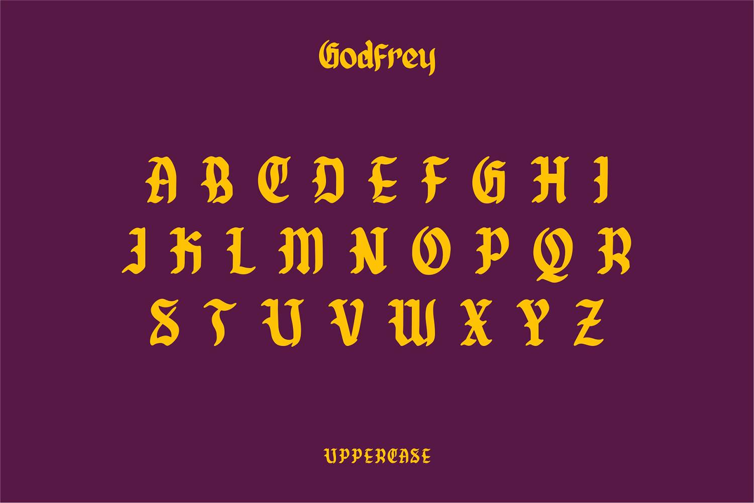 Godfrey Font sample