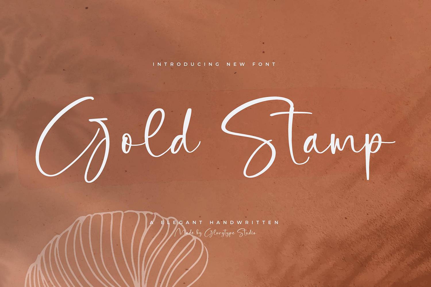 Gold Stamp Font sample