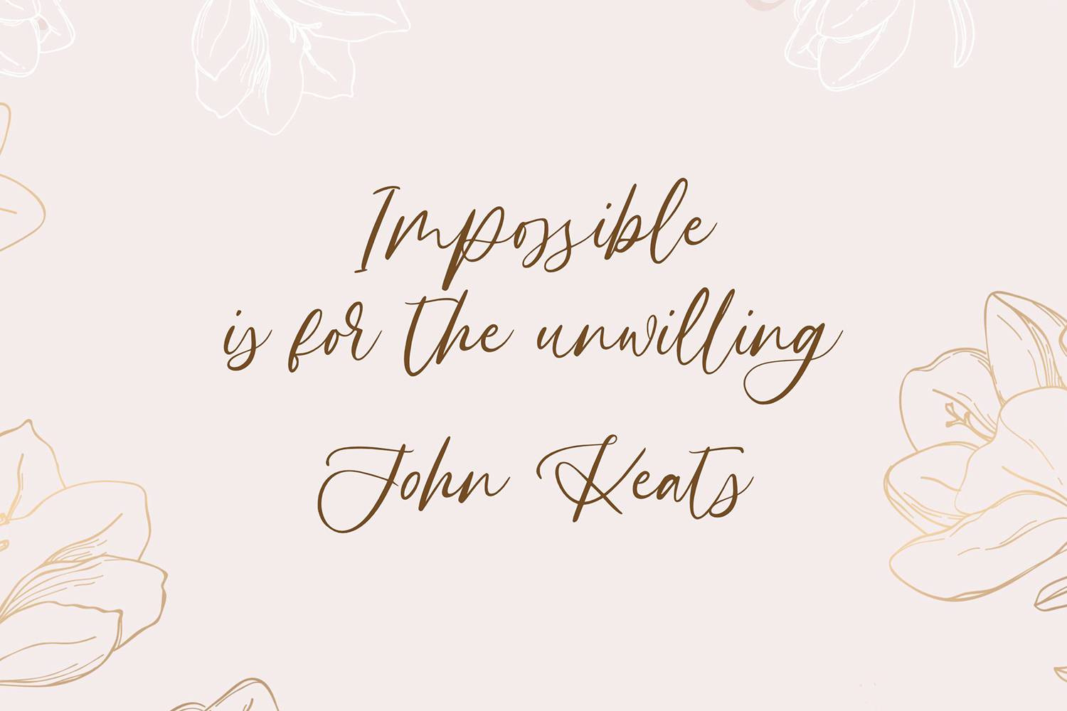 Golden Bloom Font sample