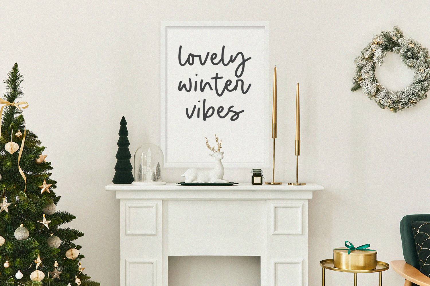 Golden Estella Font sample