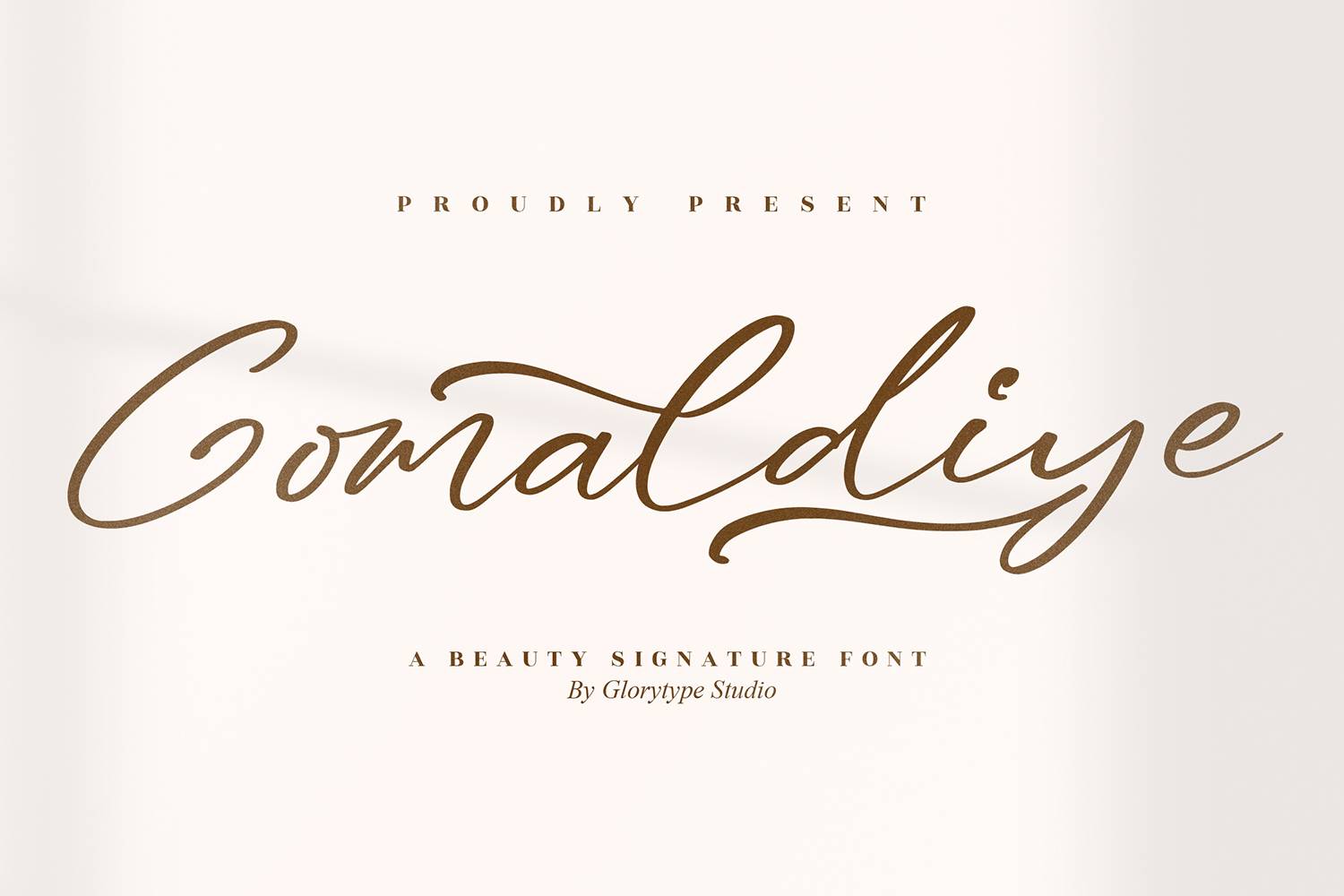 Gomaldiye Font sample