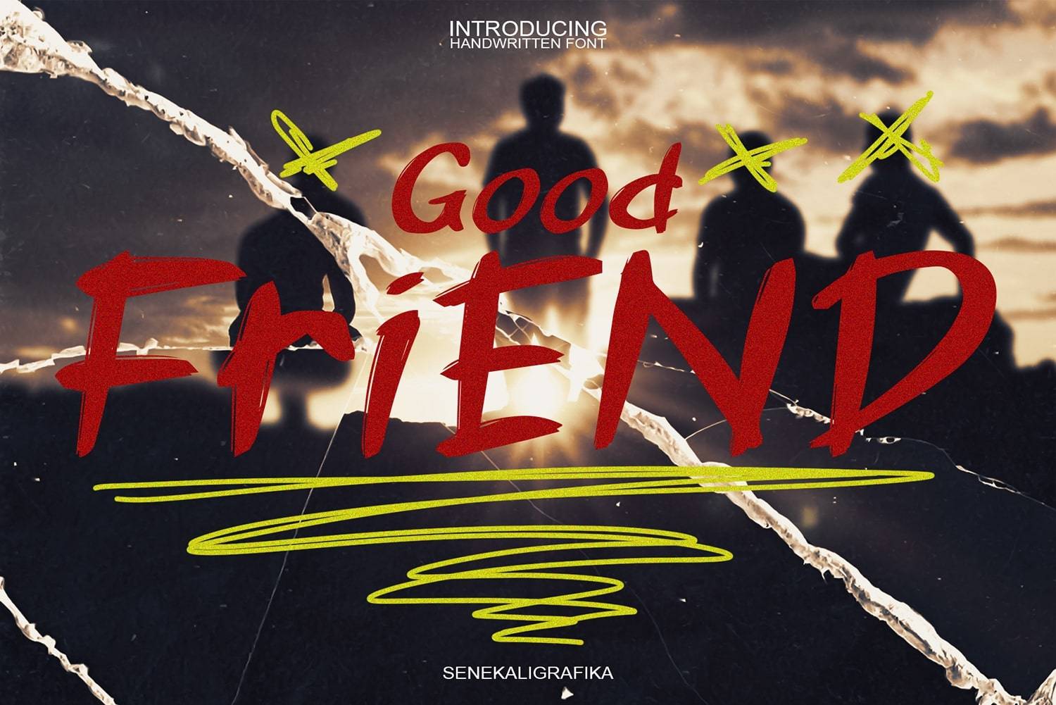 Good Friend Font sample