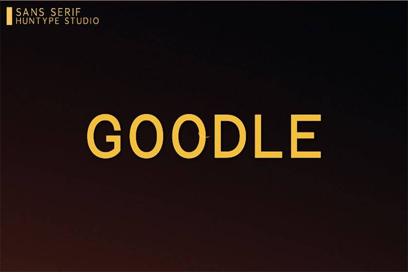 Goodle Font sample