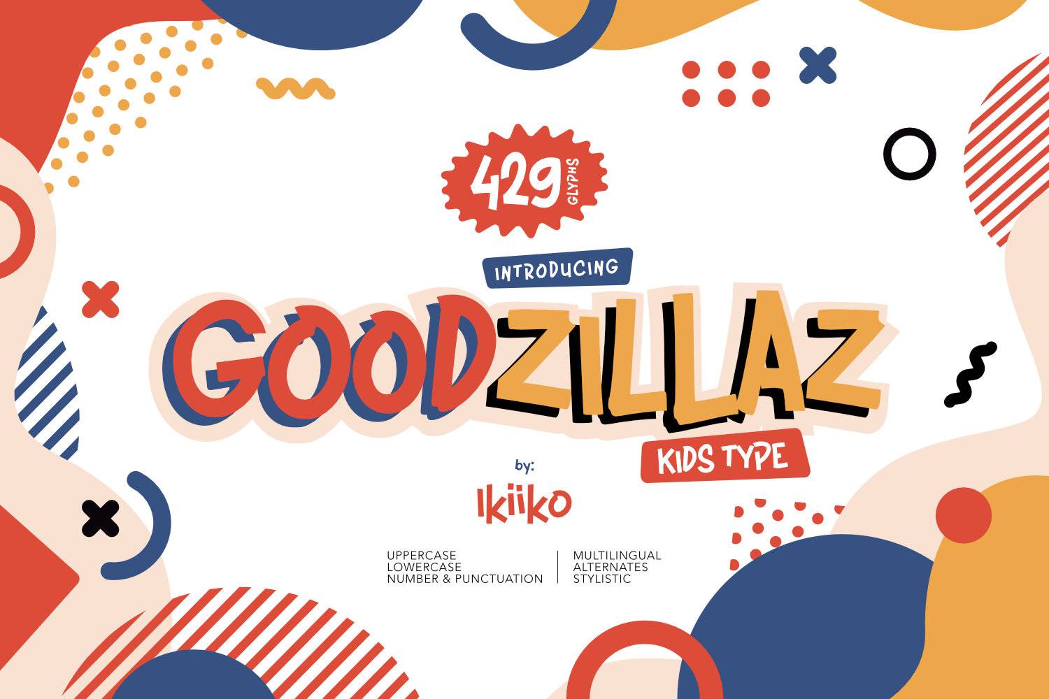Goodzillaz Font sample