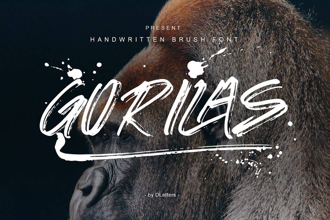 Gorilas Font sample