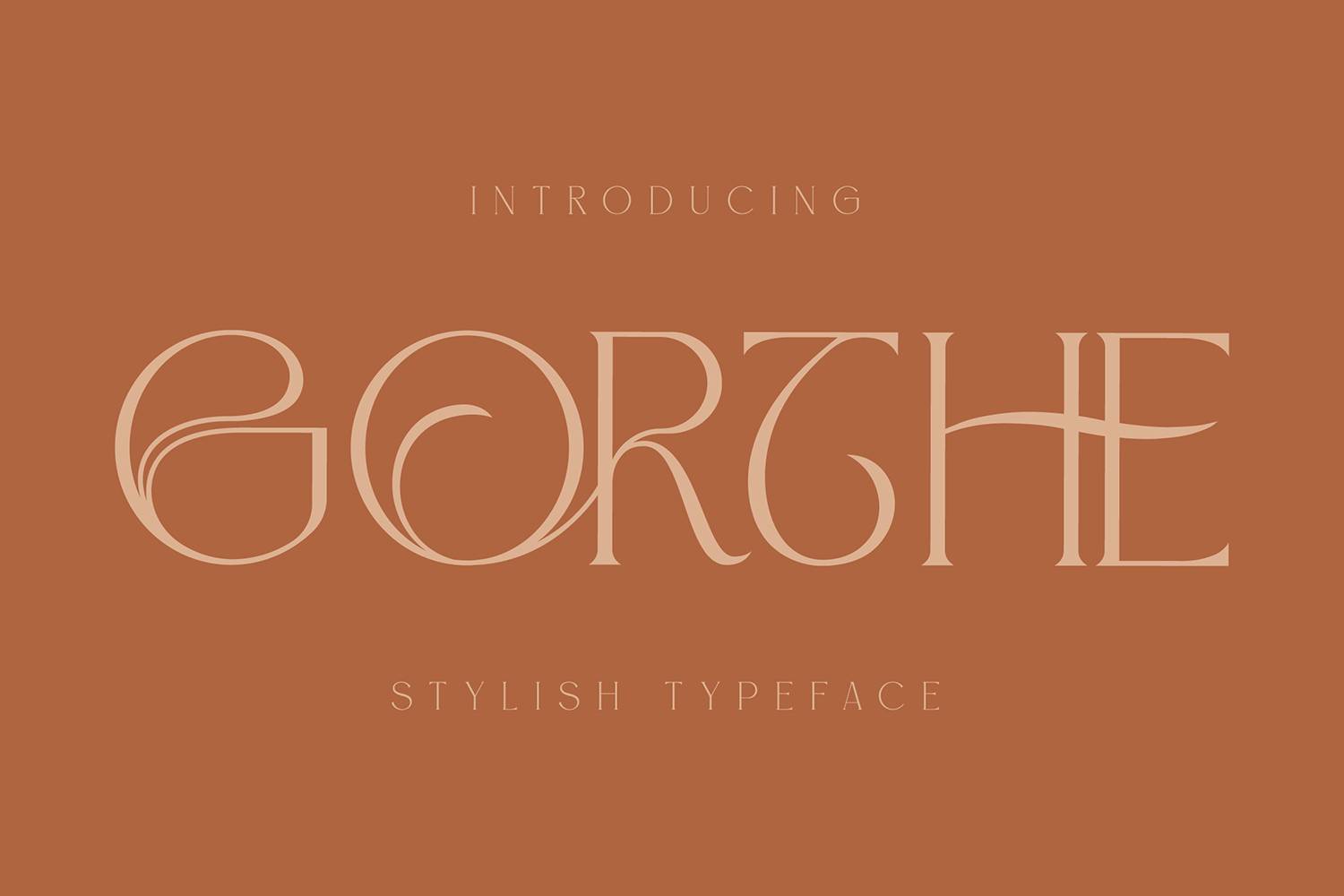 Gorthe Font sample