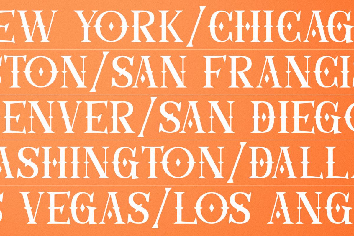 Gothicha Font sample