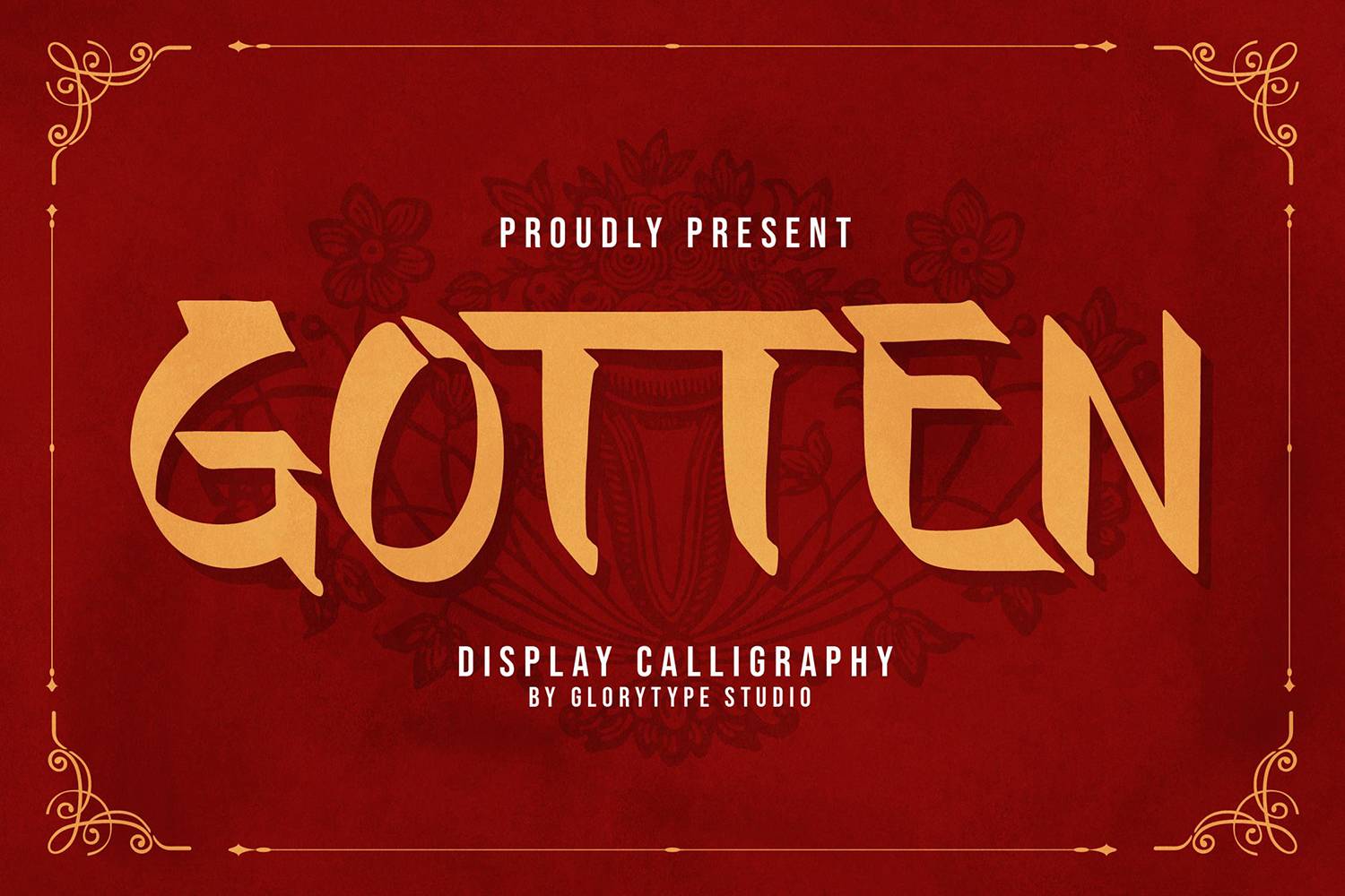 Gotten Font sample