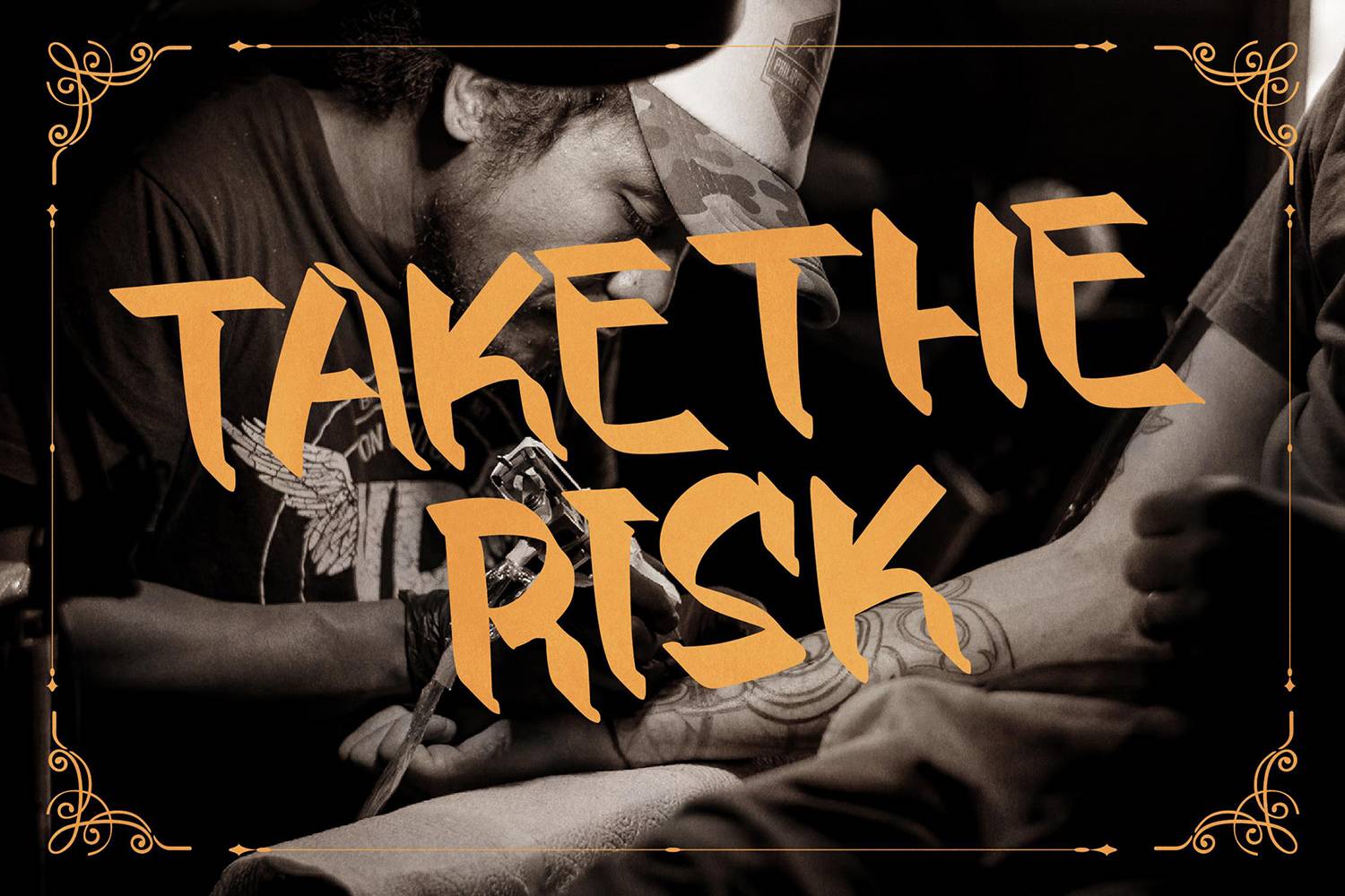 Gotten Font sample