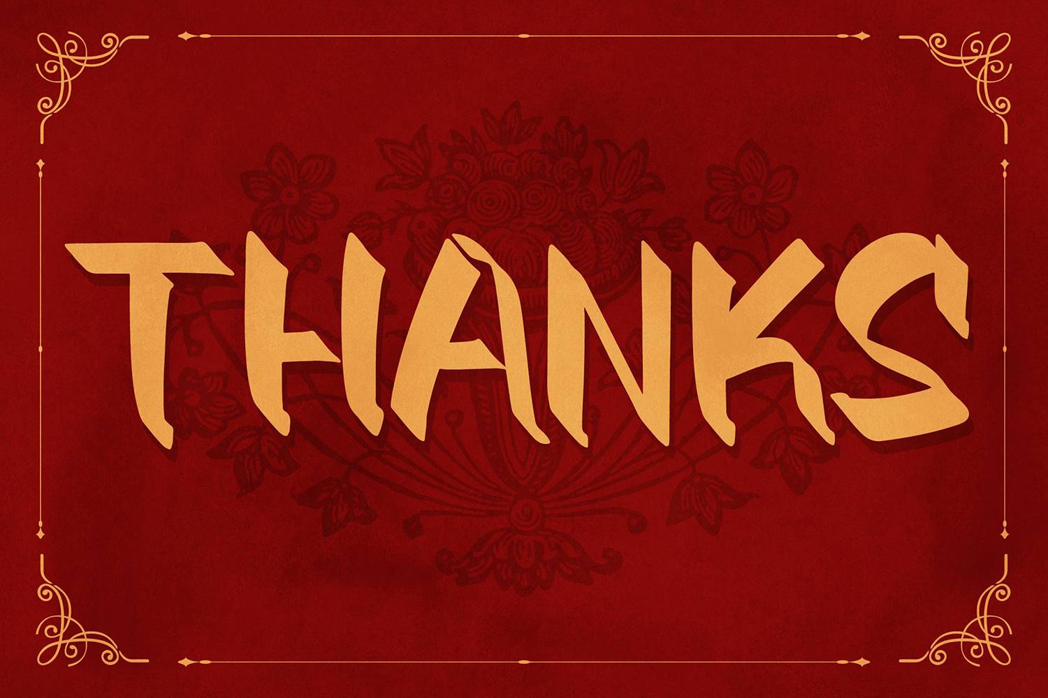 Gotten Font sample