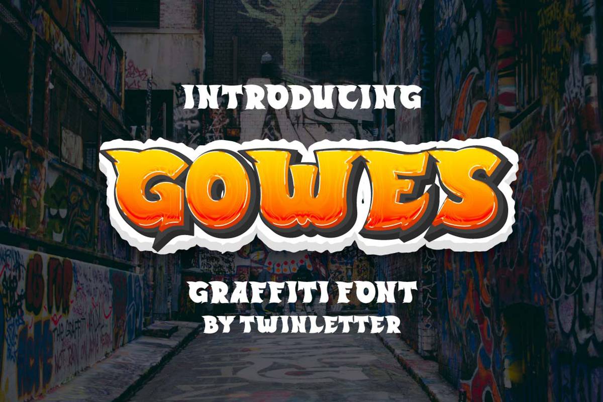 Gowes Font sample