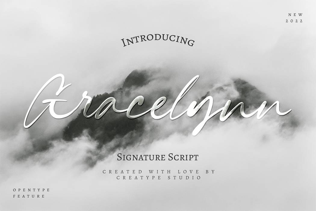 Gracelynn Font sample