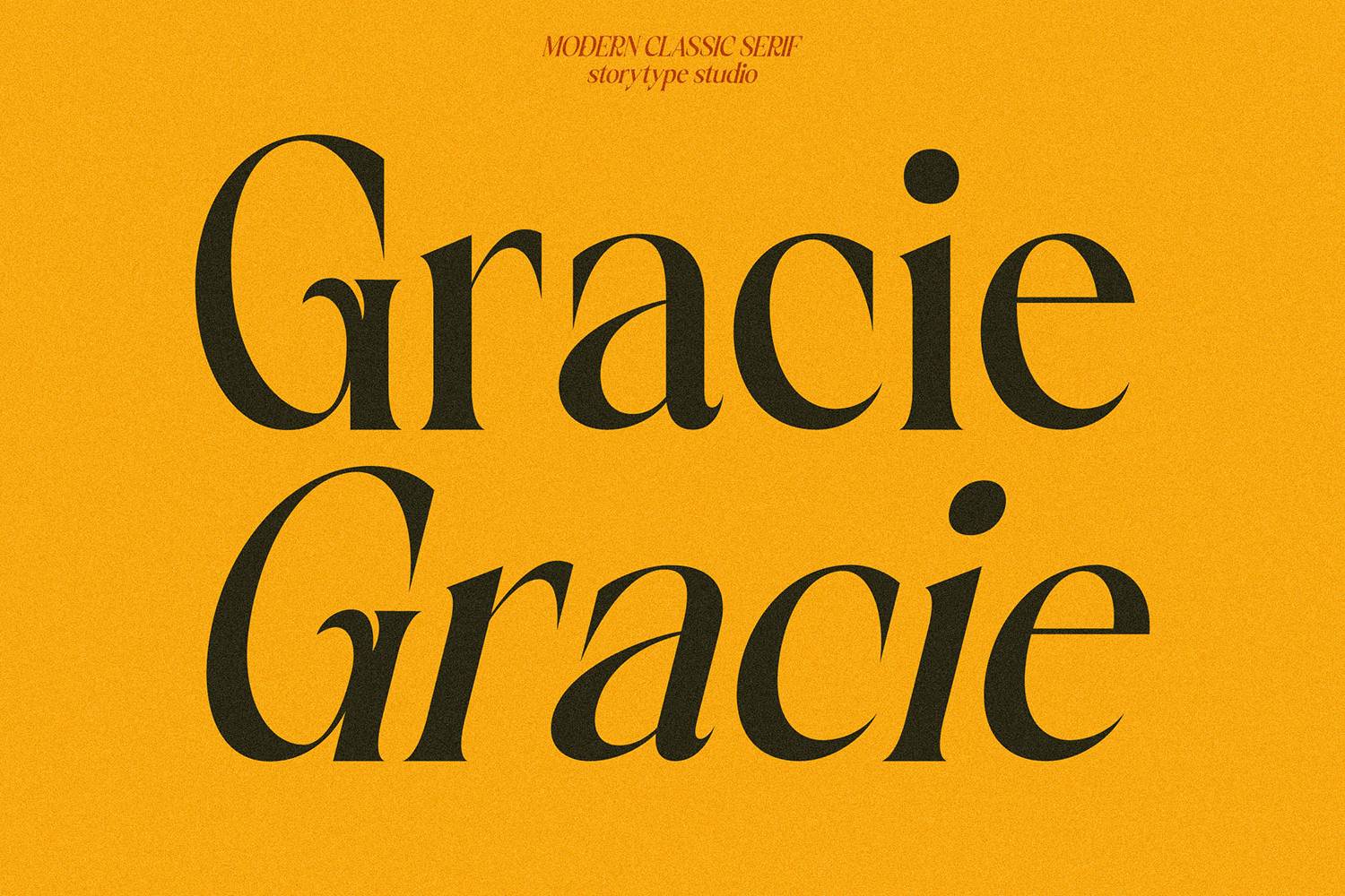 Gracie Font sample