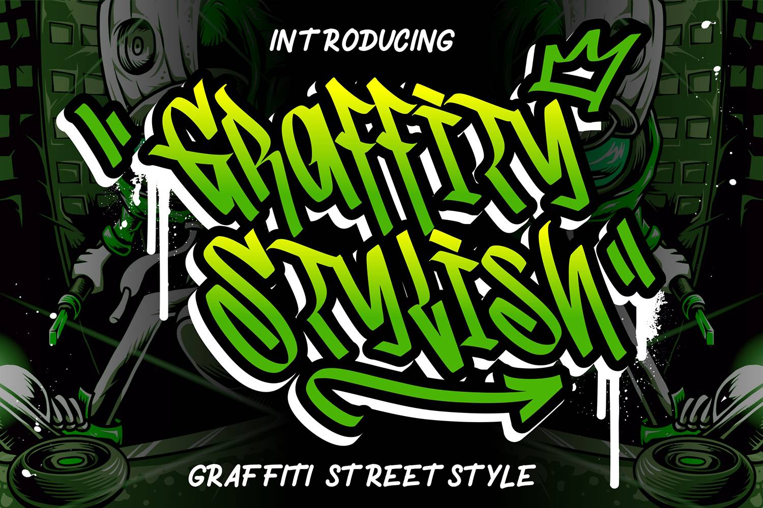 Graffity Stylish Font sample