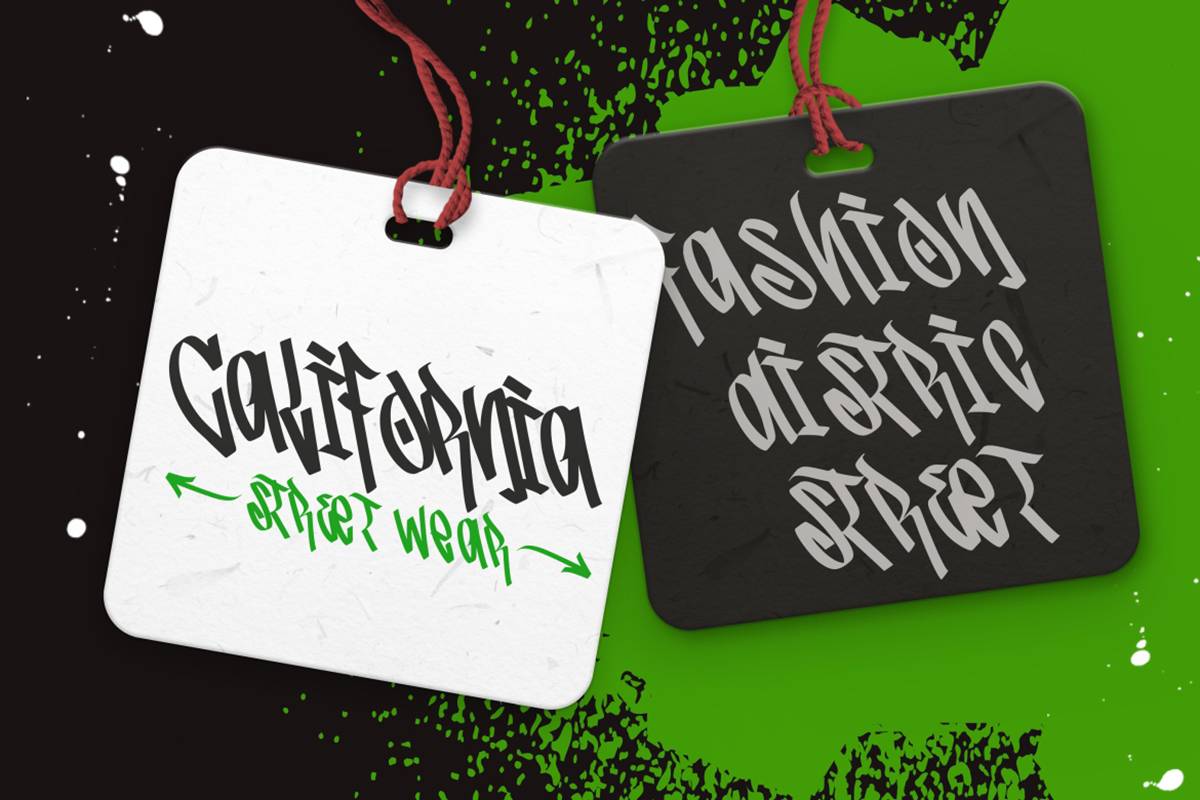 Graffity Stylish Font sample