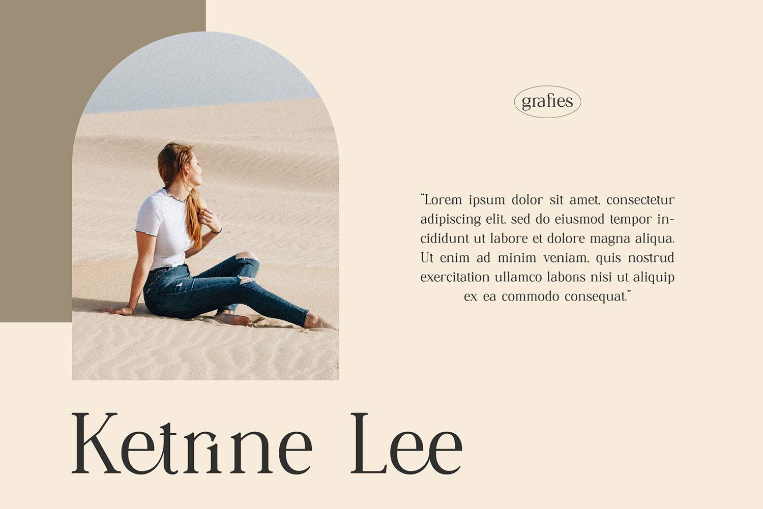 Grafies Font sample