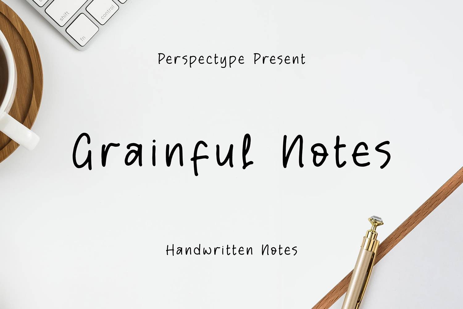 Grainful Notes Font sample