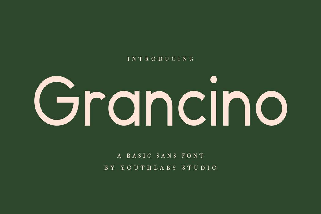 Grancino Font sample