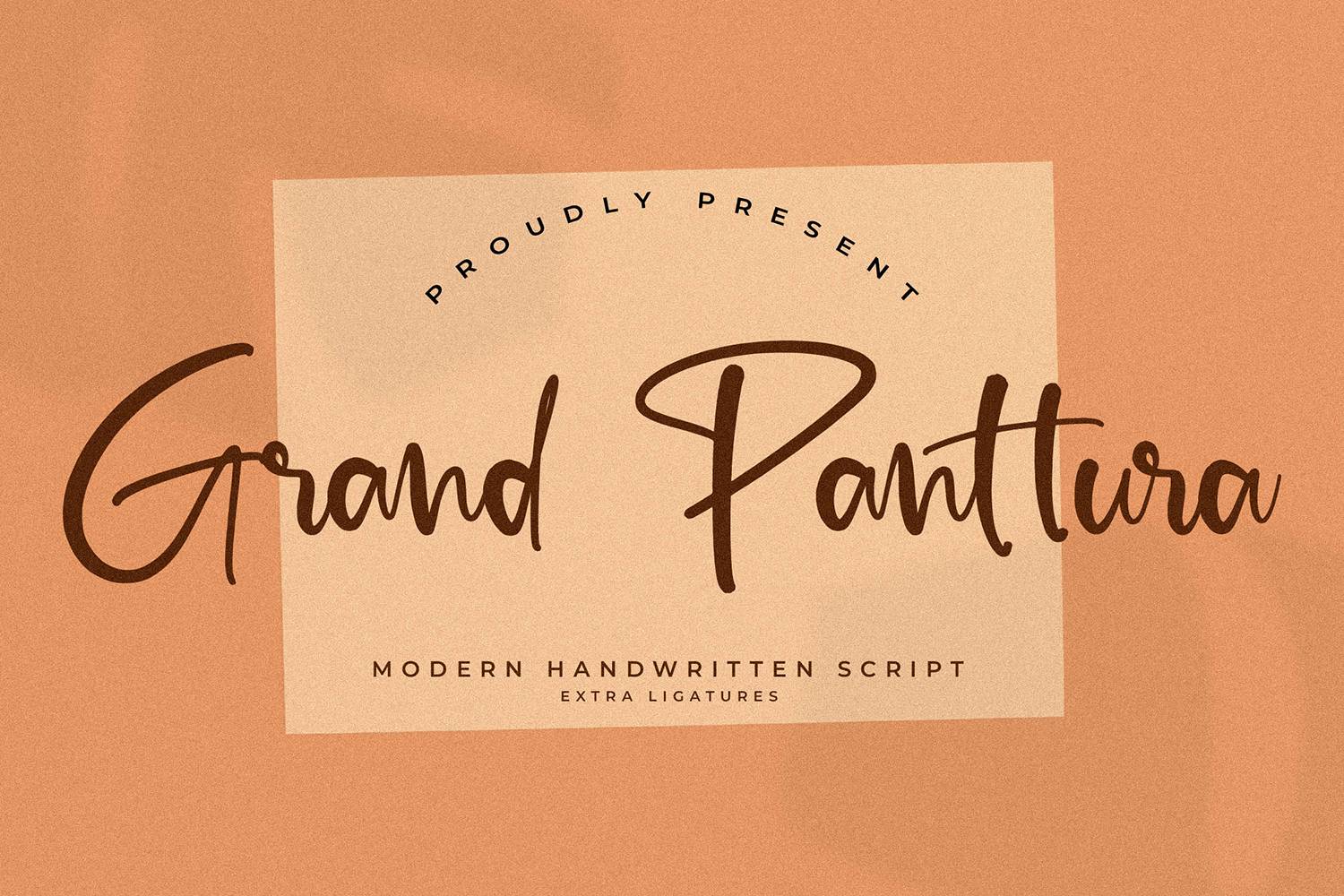 Grand Panttura Font sample