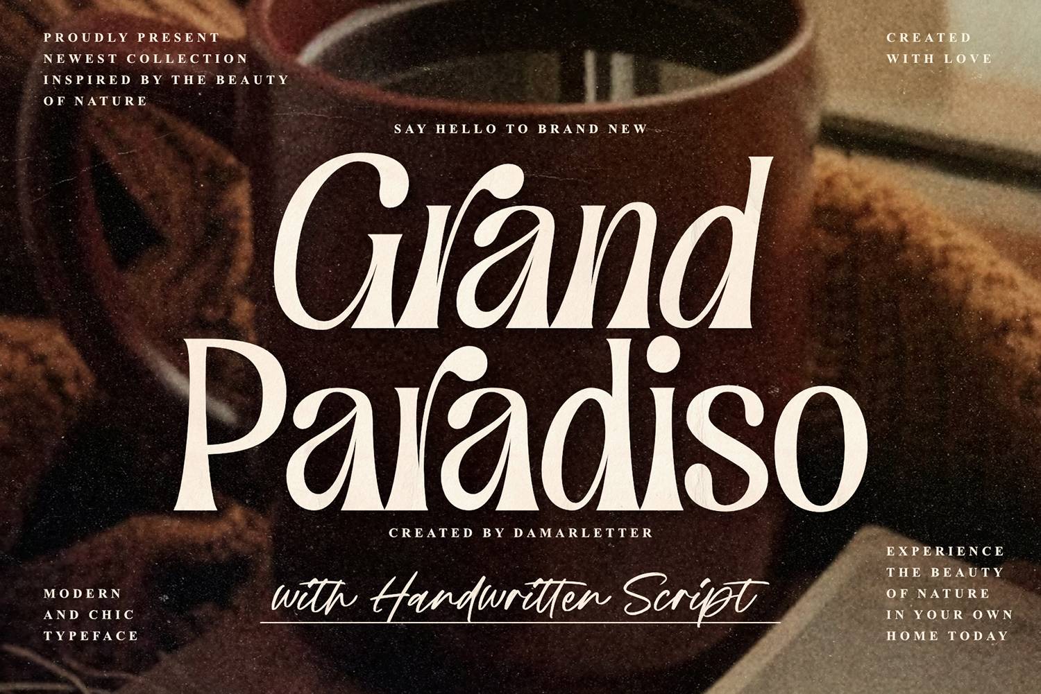 Grand Paradiso Font sample