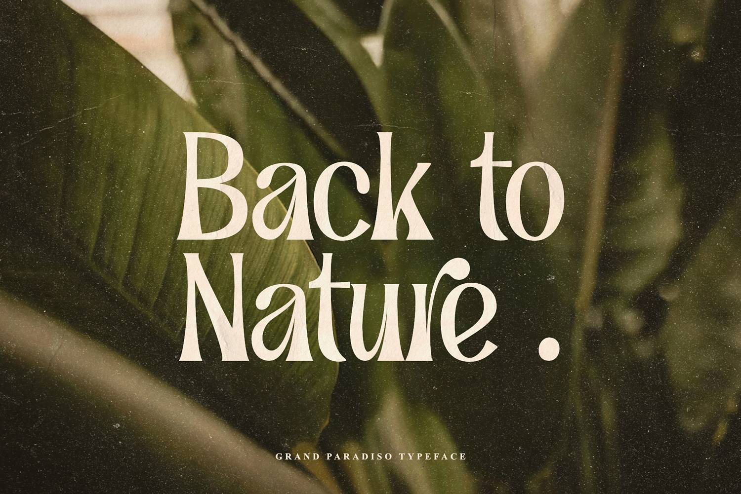 Grand Paradiso Font sample