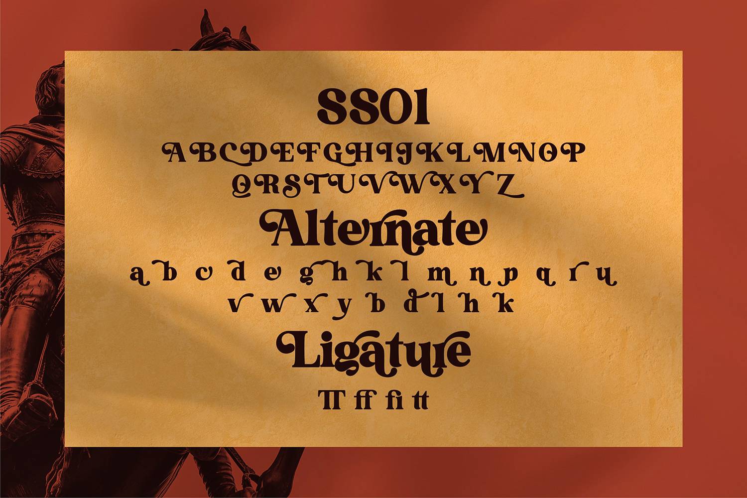 Grand Royal Font sample