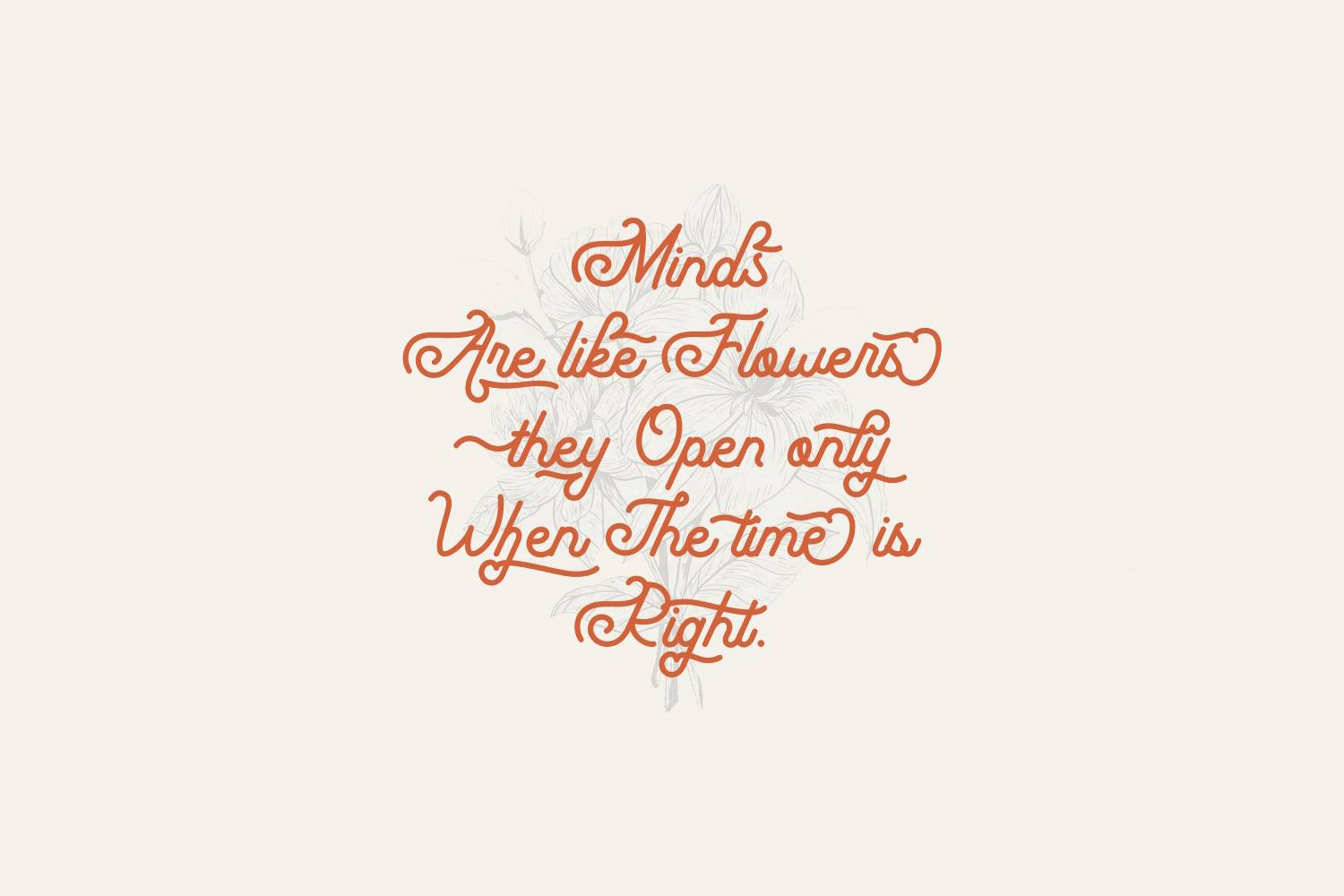 Grandmora Font sample