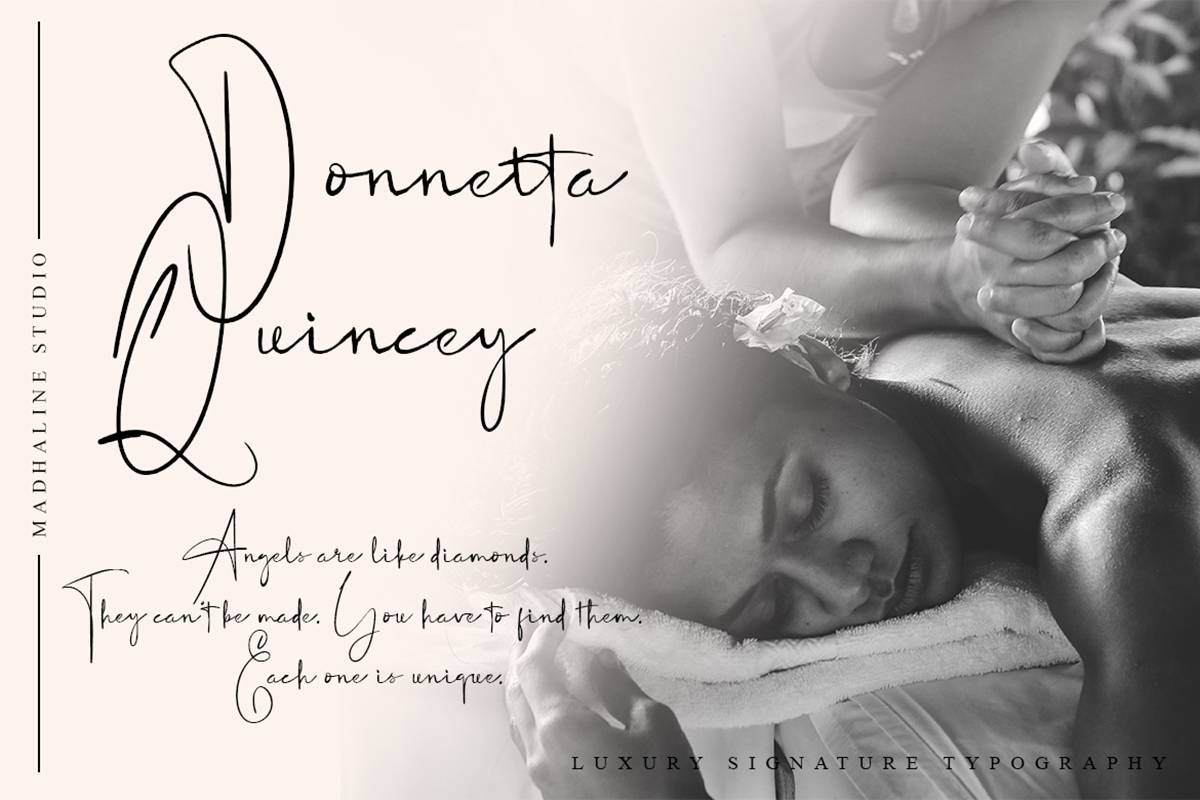 Granny’s Flower Font sample
