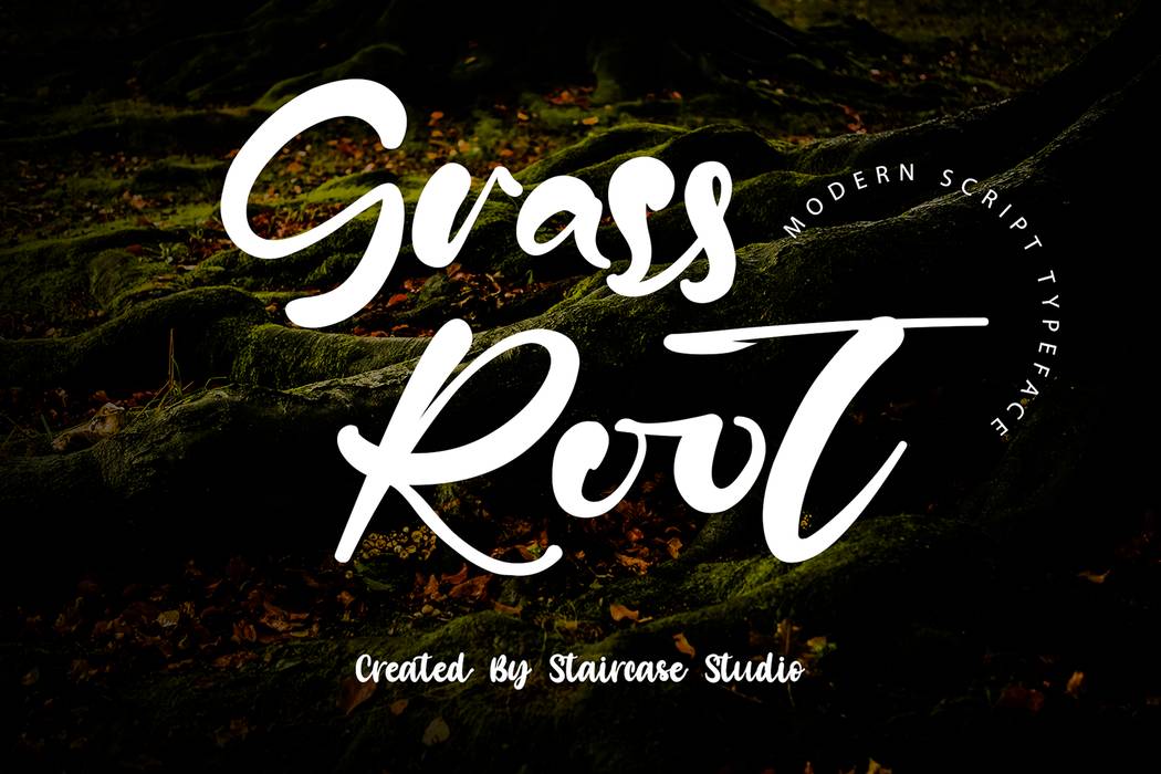 Grass Root Font sample