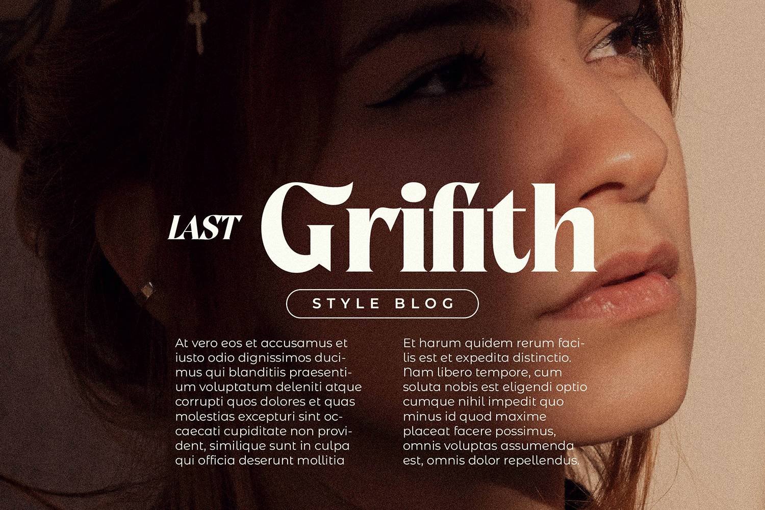 Gratina Font sample