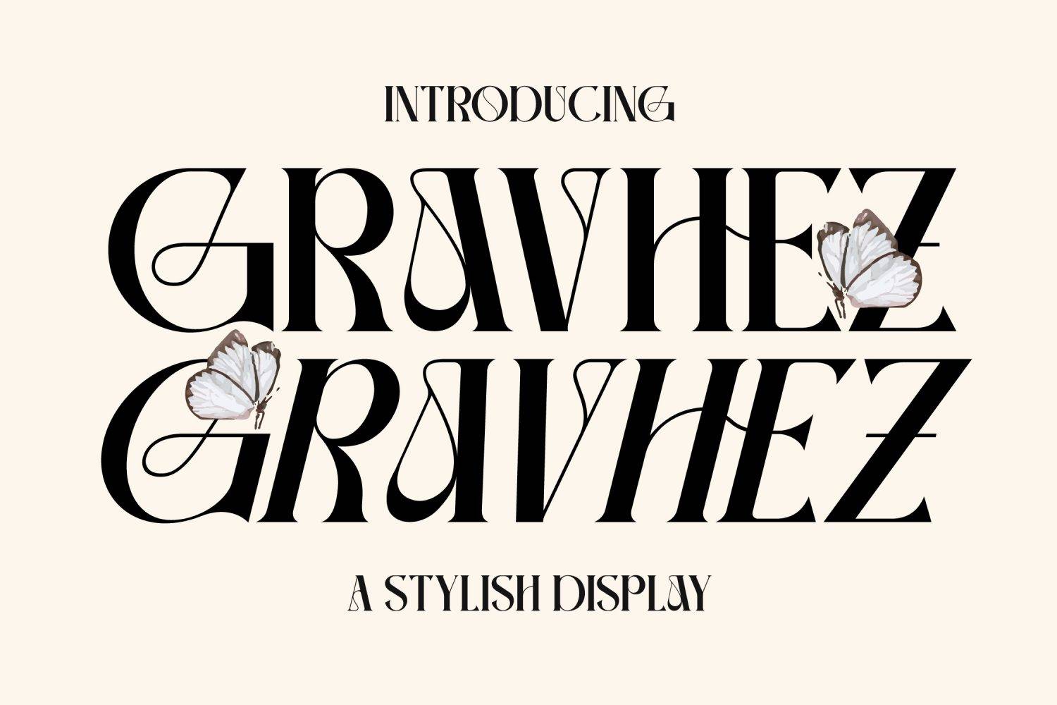 Gravhez Font sample
